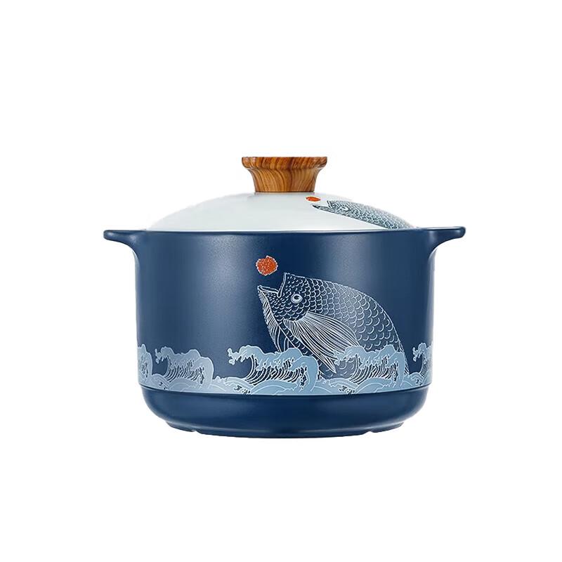 

Chuada Huang Guoyun Double Fish Ceramic Pot