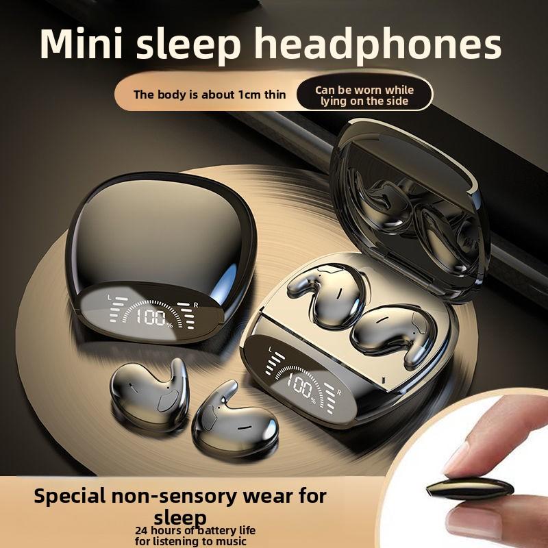 MD528 Bluetooth Headphones with TWS Dual-ear Close-fitting Design, Comfortable To Wear During Sleep, Private Mold, and Ultra-long Battery Life