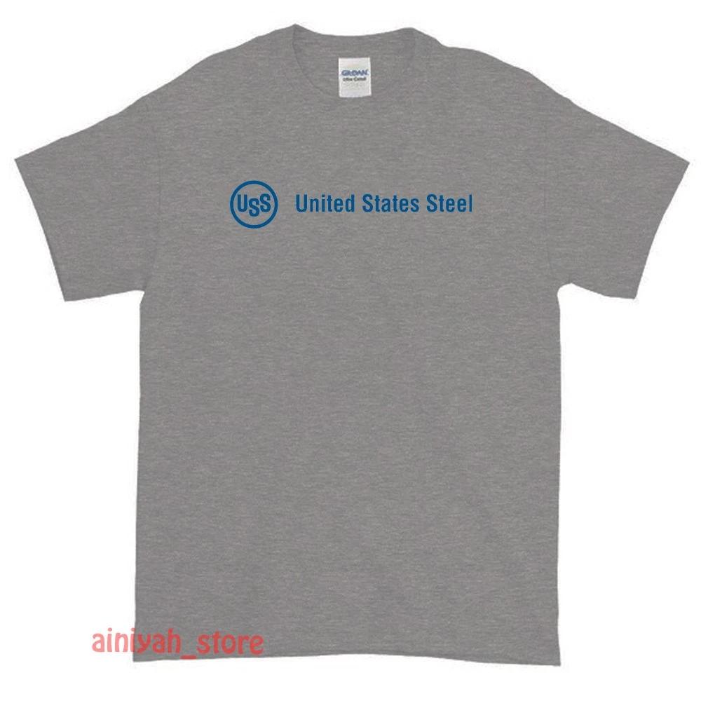 

New U.S. Steel Industrial Logo Men s Funny T shirt USA Size S-XXL 4XL