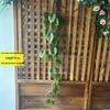Artificial Spider Plant & Fern Hanging Decor - Trailing Green Vines for Wall & Ceiling