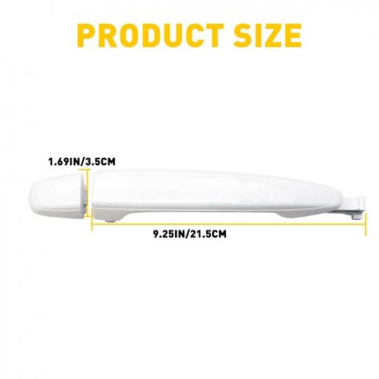 1/2X Exterior Rear Outside For Left&Right Door 2004-2010 Handle Sienna Toyota