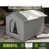 Feral Cat Shelter Weatherproof Stray Cat Shelter Feral Cat House for Winter Wild Animal Tent Bed