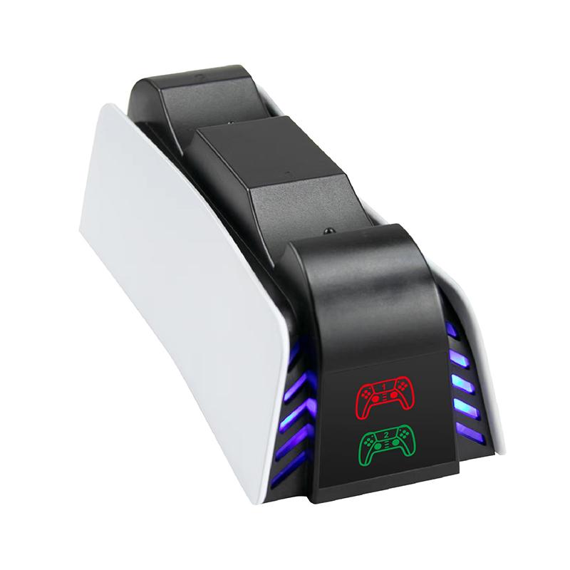 PS5 Controller Charger Stand, YH54 Dual Charging Dock for PlayStation 5 Controllers with LED Indicator