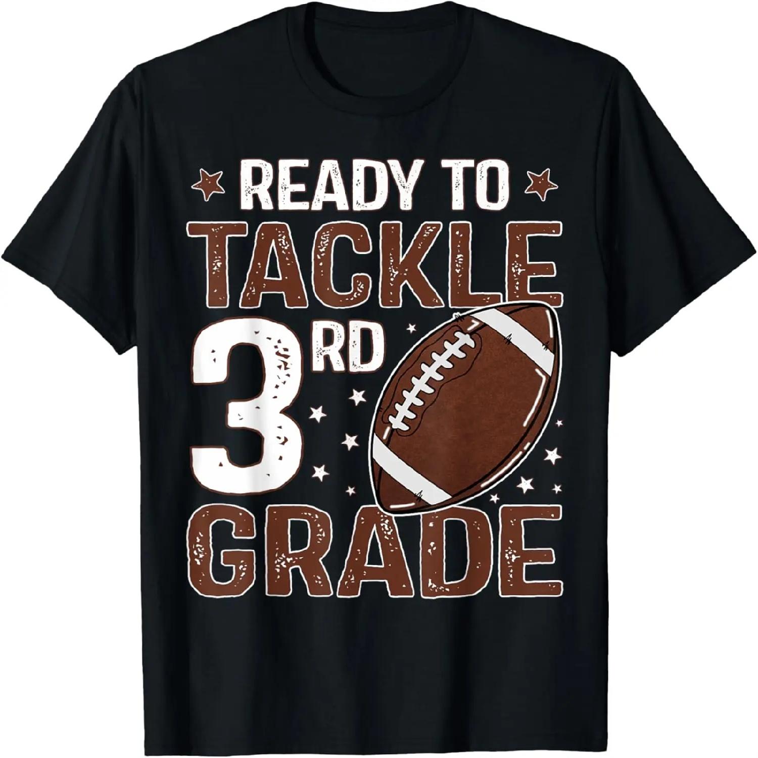 

Ready To Tackle Third Grade First Day Of 3rd Grade Boys T-Shirt XXXXXL різнокольоровий