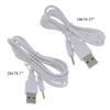 5V USB to DC 2.5mm x 0.7mm Jack Power Cable Durable Materials 1Meter/2Meter