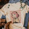 Anya Tshirt Women Y2K Tee Female Y2k Streetwear Comic Clothing