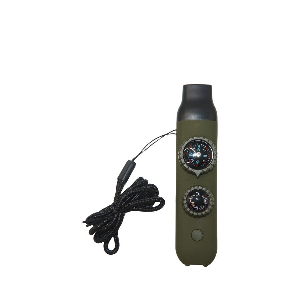 Survival Whistle 7-in-1 Tool Magnifier Lens Storage Compartment