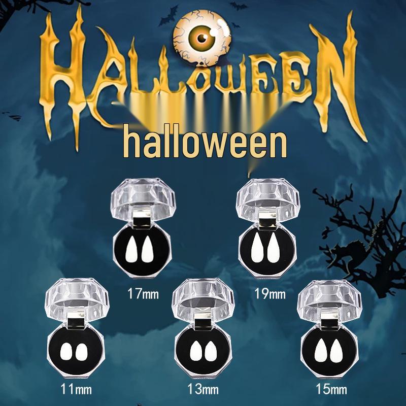 Vampire Fangs Resin Cosplay Teeth for Halloween and Fairy Role-Playing Makeup