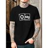 Men'S Casual Loose-Fitting Sports Short-Sleeve Breathable Sweat-Absorbing Top, Stylish , Streetwear In Large Sizes with a Round Neck