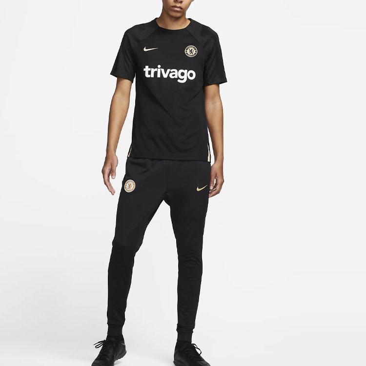 New Nike Chelsea FC Strike Knitted Sweatpants Men's Black DX3517-426