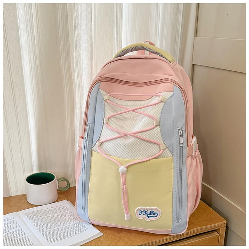 The new schoolbag is high-value, fresh and sweet, candy-colored backpack, lightweight and large-capacity backpack for junior high school students.