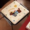 Cartoon Cashmere Non-slip Seat Cushion for Office Chair – Thick, Warm, & Comfortable for Long Sitting In Winter