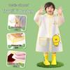 Kids' Cute Cartoon Waterproof Full Body Raincoat