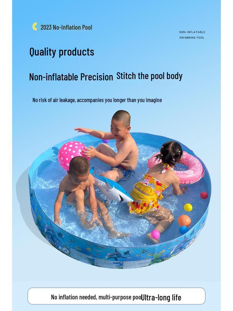 Large Foldable Outdoor Inflatable Swimming Pool for Kids