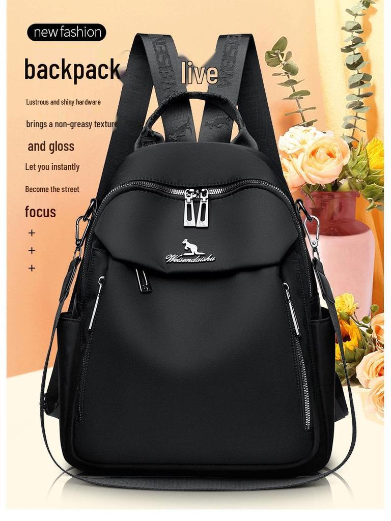 Women's Oxford Cloth Dual-Use Backpack: 2025 Large Capacity Casual Mummy Bag for Travel