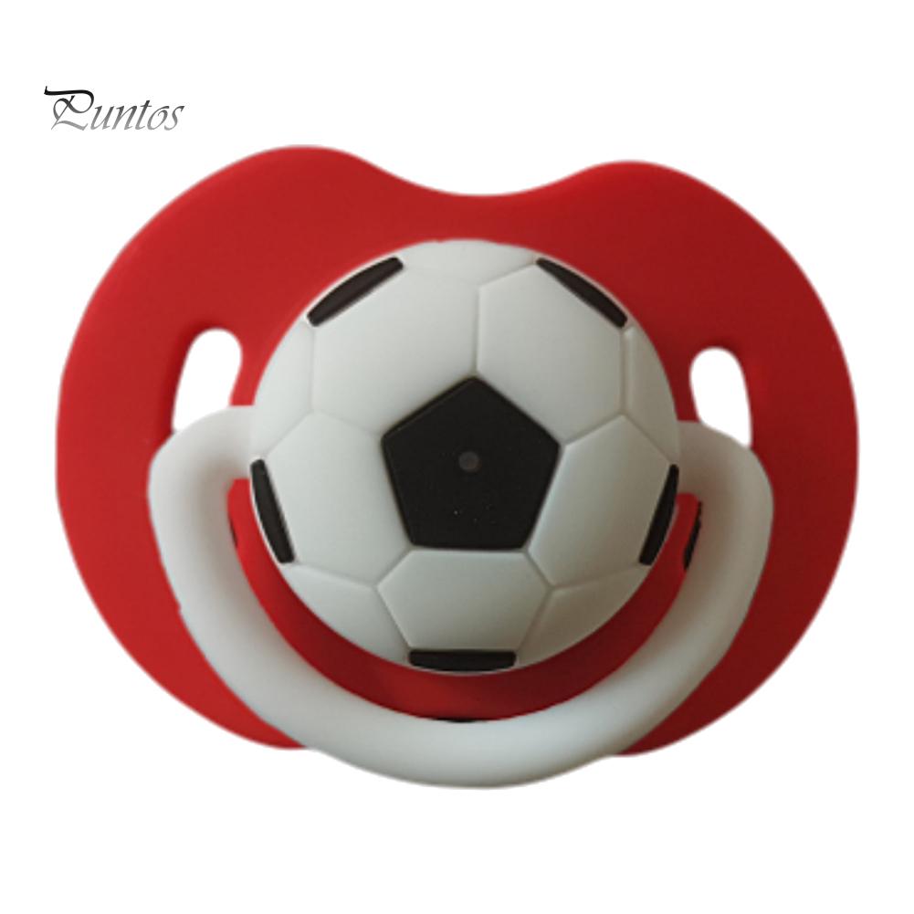Puntos Baby Football Infant Toddler Soft Silicone Pacifier Teat Dummy Nipple Soothers