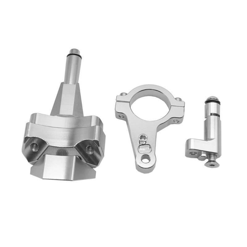 Motorcycle Accessories Aluminium Alloy Steering Damper Bracket Mounting Kit Compatible for Ninja400 2019 2020 2021 2022