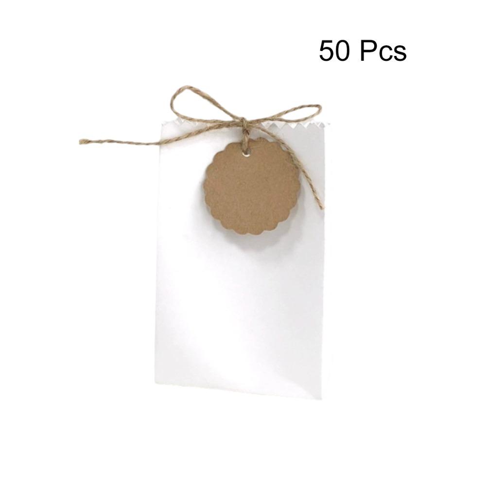 Retro Kraft Paper Gift Box Refilling Candy Packaging Bag Durable Kraft Paper Cookie Bag Hotel