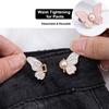 Butterfly Jeans Button Adjustable Clips For Pant Skirts Waist Tightener Buckle Snap Button Pants Pin Retractable Button Adjuster