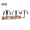 Wall Mounted Wig Hanger Rack Wooden Storage Organizer Strong Load-bearing Simple Installation Wig Display Holder