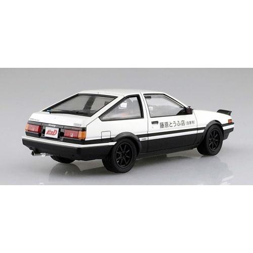 Aoshima Bunka Kyozai Initial D No.1 Takumi Fujiwara AE86 Trueno Project D Specification 1/24 Scale Plastic Model