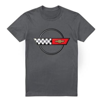 Chevrolet Unisex Adult 4th Gen Vette Logo T-Shirt