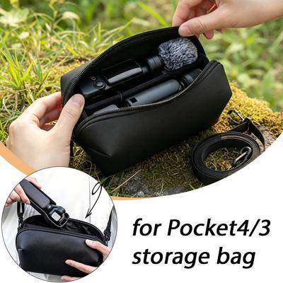 Portable Camera Storage Soft Bag For Pocket4/3 Storage Bag Adjustable Shoulder Strap for DJI Pocket 4 AccessorIies