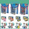 Paw Patrol Carro de Puxar Blocos de Construção Apresentando Chase Skye Rubble**