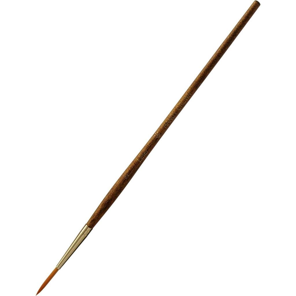 Handy Crown LINER Fine Brush 2 Set for Watercolor Thin Sheet Metal Painting [Boxed] No. 10-Piece Painting, Hobby, Lines, Lacquer, Urethane, Solvent,