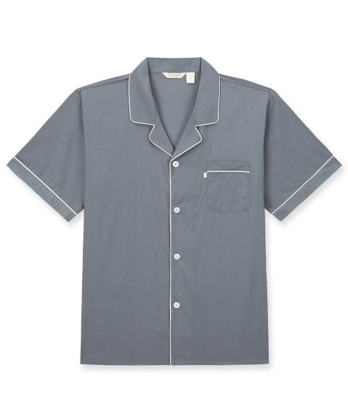 [May Flower] Klassisches Graues Kurzarm-Schlafanzug-Set für Herren in Großer Größe aus Reiner Baumwolle [Versand aus Korea] 100% Authentisch