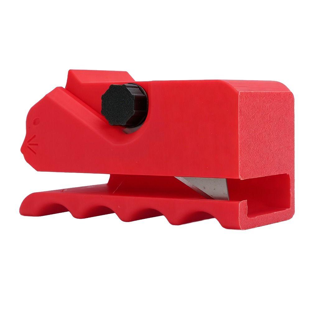 Red Cardboard Stripper Handheld Cat Scratching Board Cutter Tool Cardboard Cutter  Cat Lovers
