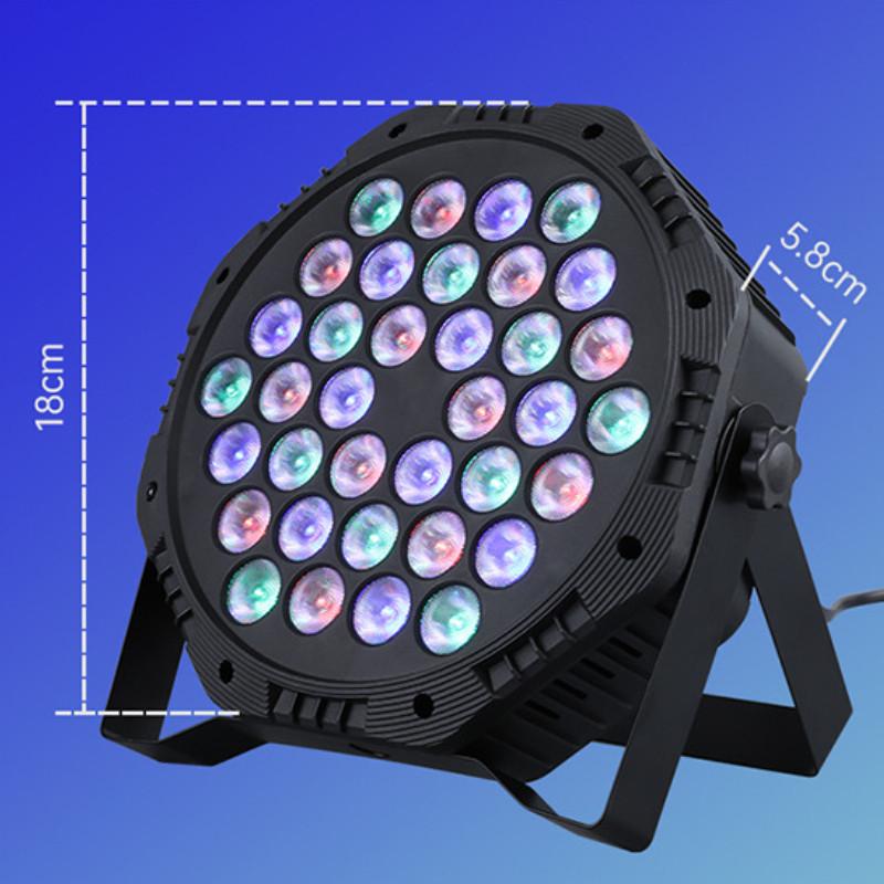 36 LED Portable Party Atmosphere Lamps Wedding Performance Supplementary Stage Lights Dance Room Studio Colorful Lights
