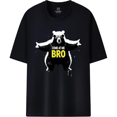 Kul Vibe Kom an Bara Unisex Ord Mönster T-shirt