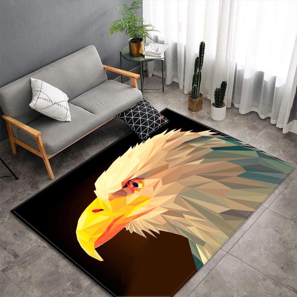 Leopard Tiger 3D Carpet Living Room Area Rug Kids Play Room Mat Dinosaur Boys Bedroom Rug Kitchen Mats Floormat Entrance Doormat