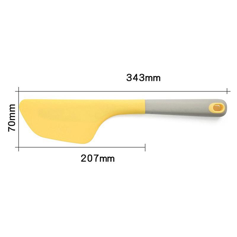 Silicone Cream Baking Scraper 34Cm Non Stick Butter Spatula Smoother Spreader