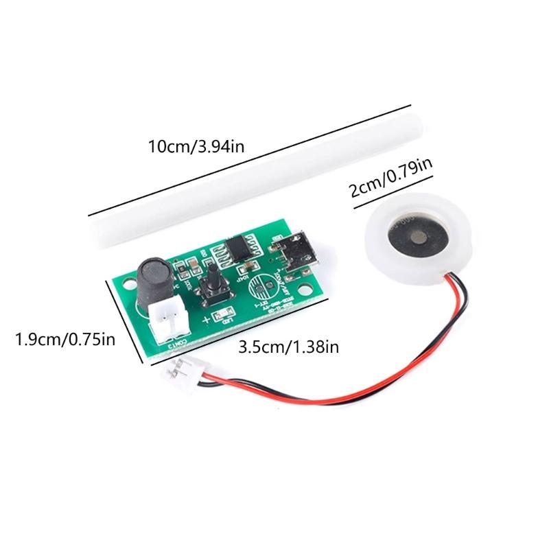 Ultrasonic Mist Maker Humidifier Module With USB Power Supply Compactly Design For Indoor Air Moisturizing Environment