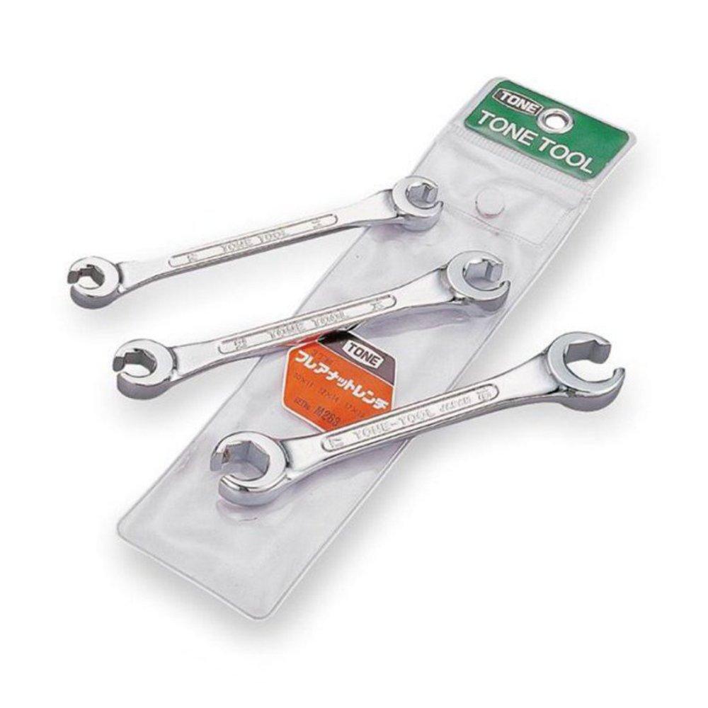 

TONE Flare Nut Wrench Set M263 Contents: 3 items