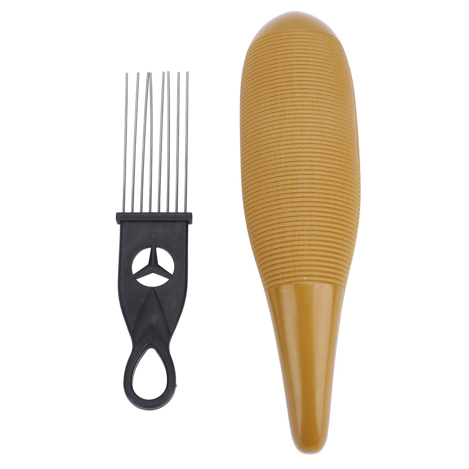 

Гуиро Инструмент Нержавеющая Сталь и АБС Кофейный Цвет Форма Рыбы Гуиро Латиноамериканский Перкуссионный Инструмент