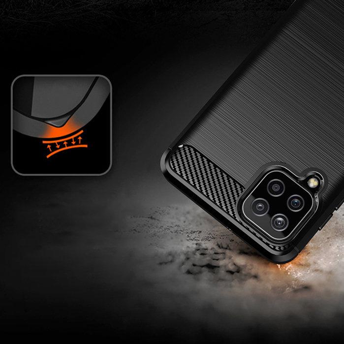 Flexible Carbon Cover for Samsung Galaxy A22 4G - Black