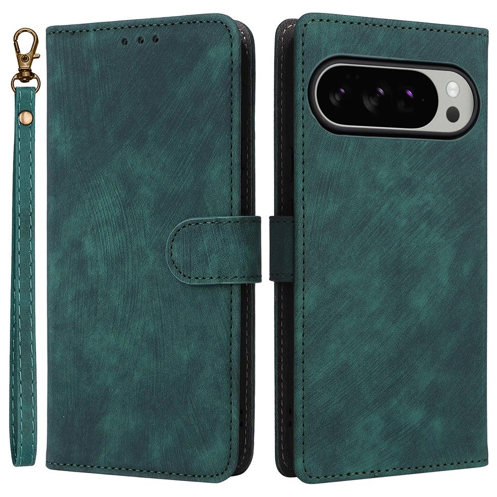 For Google Pixel 10 Pro XL Case Wallet RFID Blocking PU Leather Phone Cover Stand with Strap