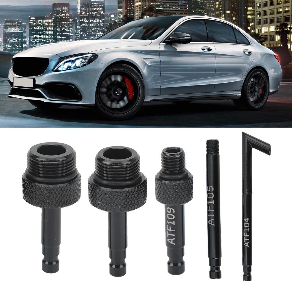 5PCS Black ATF Filler Adapter Automatic Transmission Fluid Adapter  Automatic Transmission Service