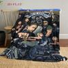 Reaper's Rebellion: Sons Anarchy Blanket Suitable for All Seasons Soft and Comfortable Office Rest Blanket Sheet Digital Printing