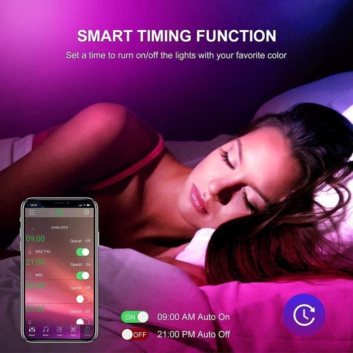 Ruban LED - Beaeet - 10M - Multicolore - Télécommande 40 Touches - Dimmable