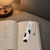Funny Quote Bookmark Cute Cat Bookmark, Metal Page Marker with Creative Durable Quotes, Stainless Steel for Readers, Lover Gift Cartoon