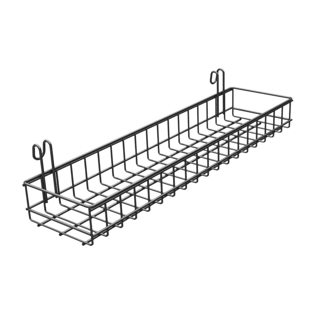 Hanging Basket Storage And Display Basket for Wire Wall Grid Panel Cabinet