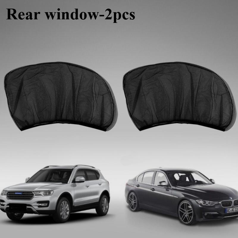 

2pcs/set Car Sunshade Net Car Window Sun Visor Cover Automotive Interior