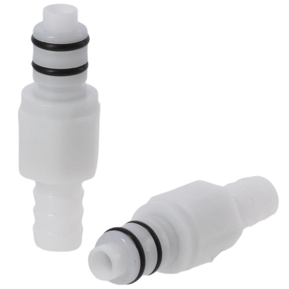 2 STÜCK 3/8" Schnellverschluss Schlauchverbinder Kunststoffrohrverbinder Absperr-Schlauchstutzenventil Wasserleitung