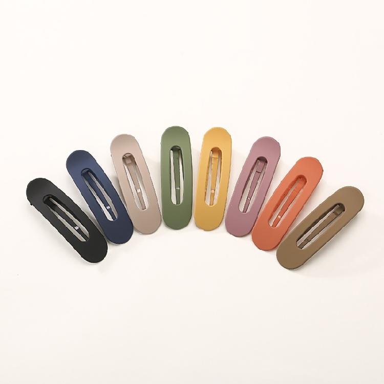 Mattfarbene Haarklammer Seitenklammer Mehrzweck-Haarsträhnen-Werkzeug Zubehör
