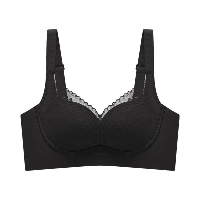 Non Steel Ring Bra Women's Adjustable Bra Women's Gathering Thick Collection Accessory Bra Anti Sagging Bra