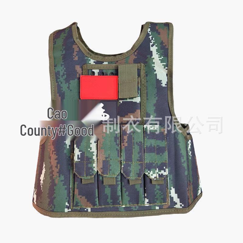 Set Giacca Tattica & Casco per Bambini - Corazza Antiproiettile Livello III per Scuola Materna & Campo Estivo
